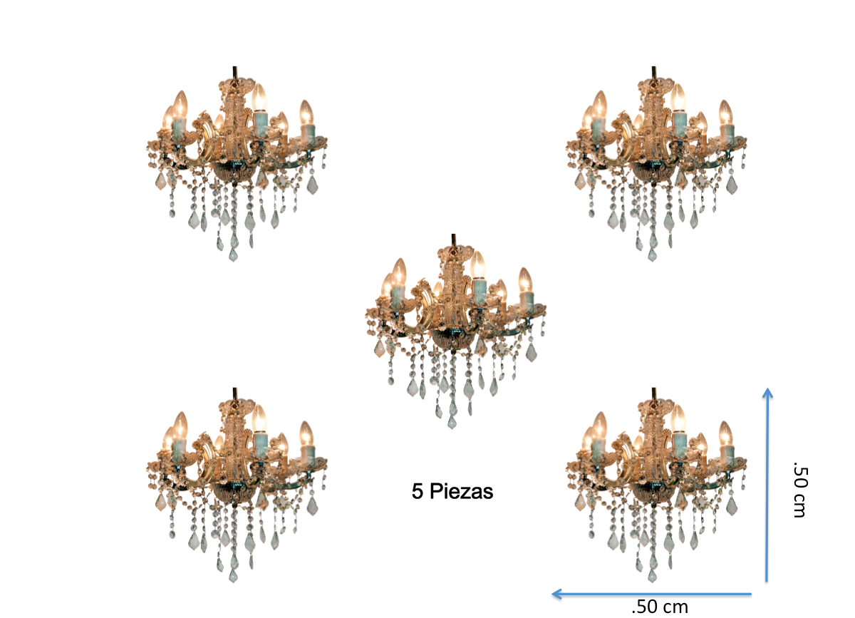 Renta 5 Candelabros Mini